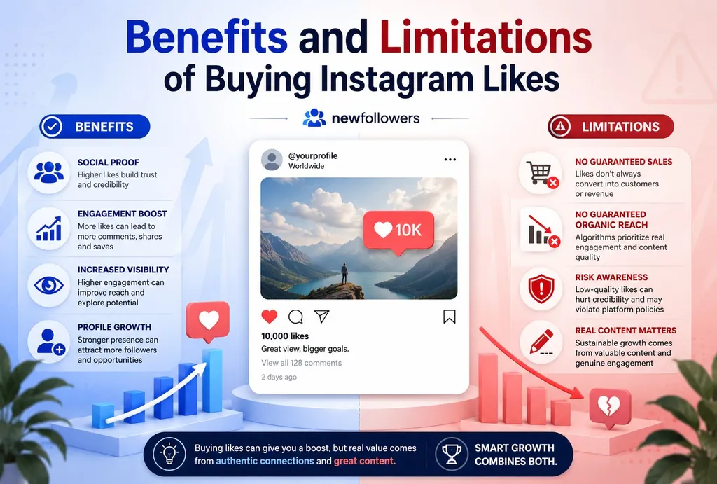 Benefits and limitations of buying Instagram likes