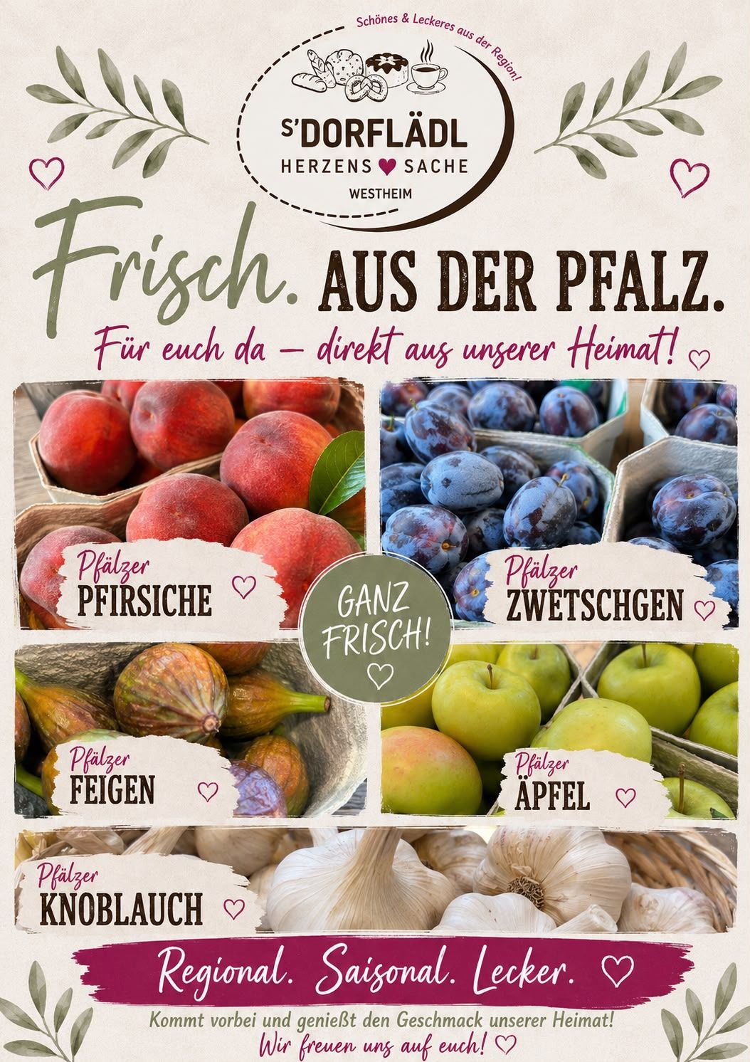 Frisches Obst und Gemüse