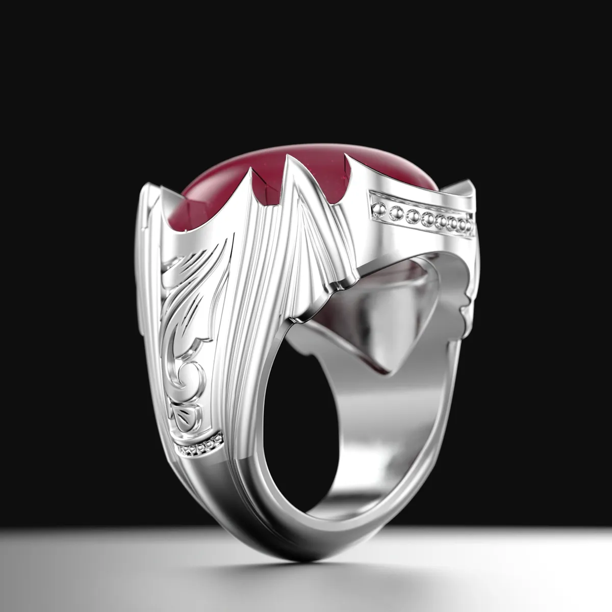 Silver Men Ring-1