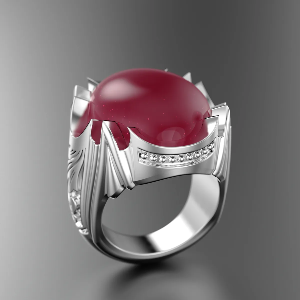 Silver Men Ring-2