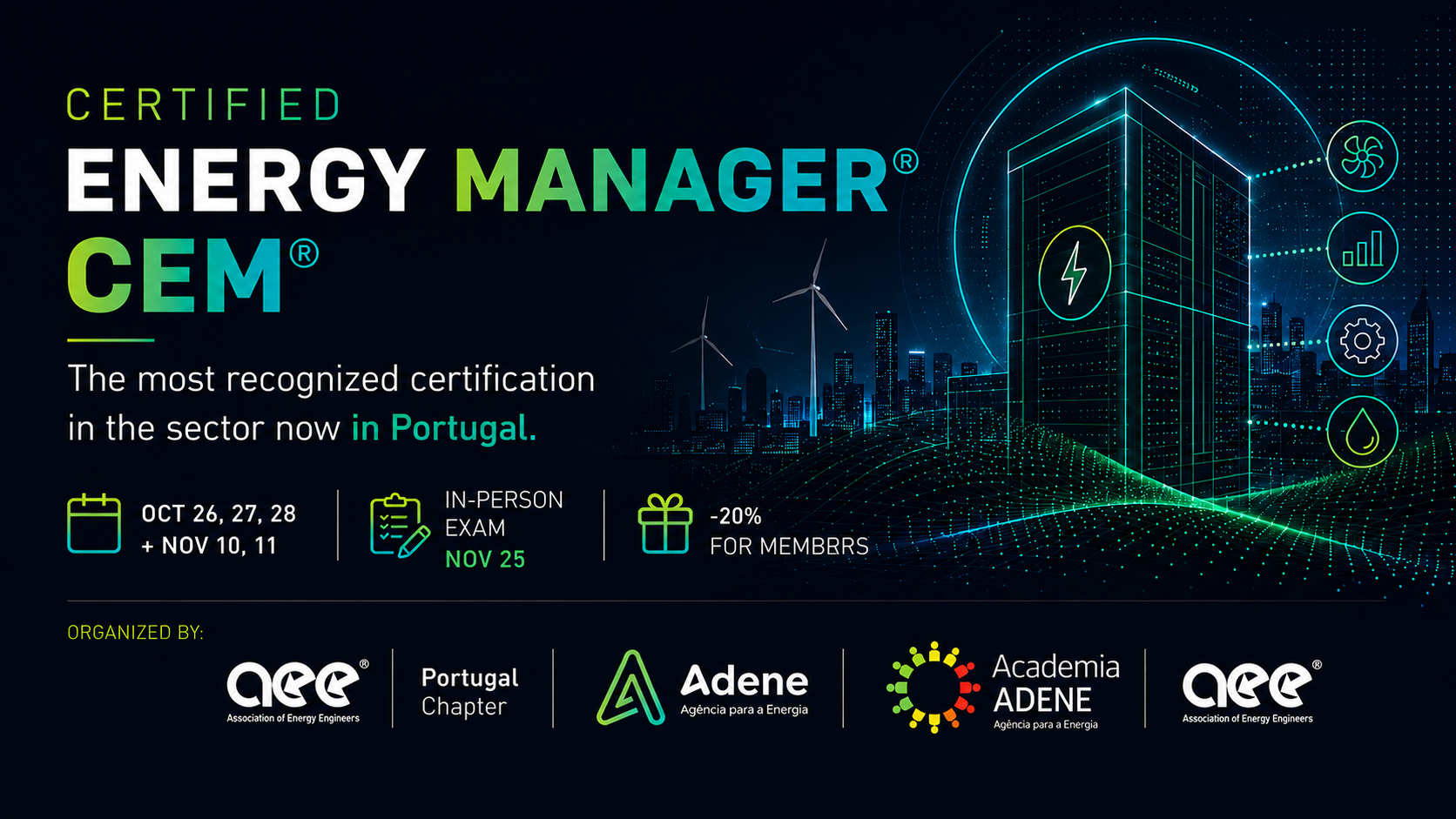 CEM® – Certified Energy Manager® banner