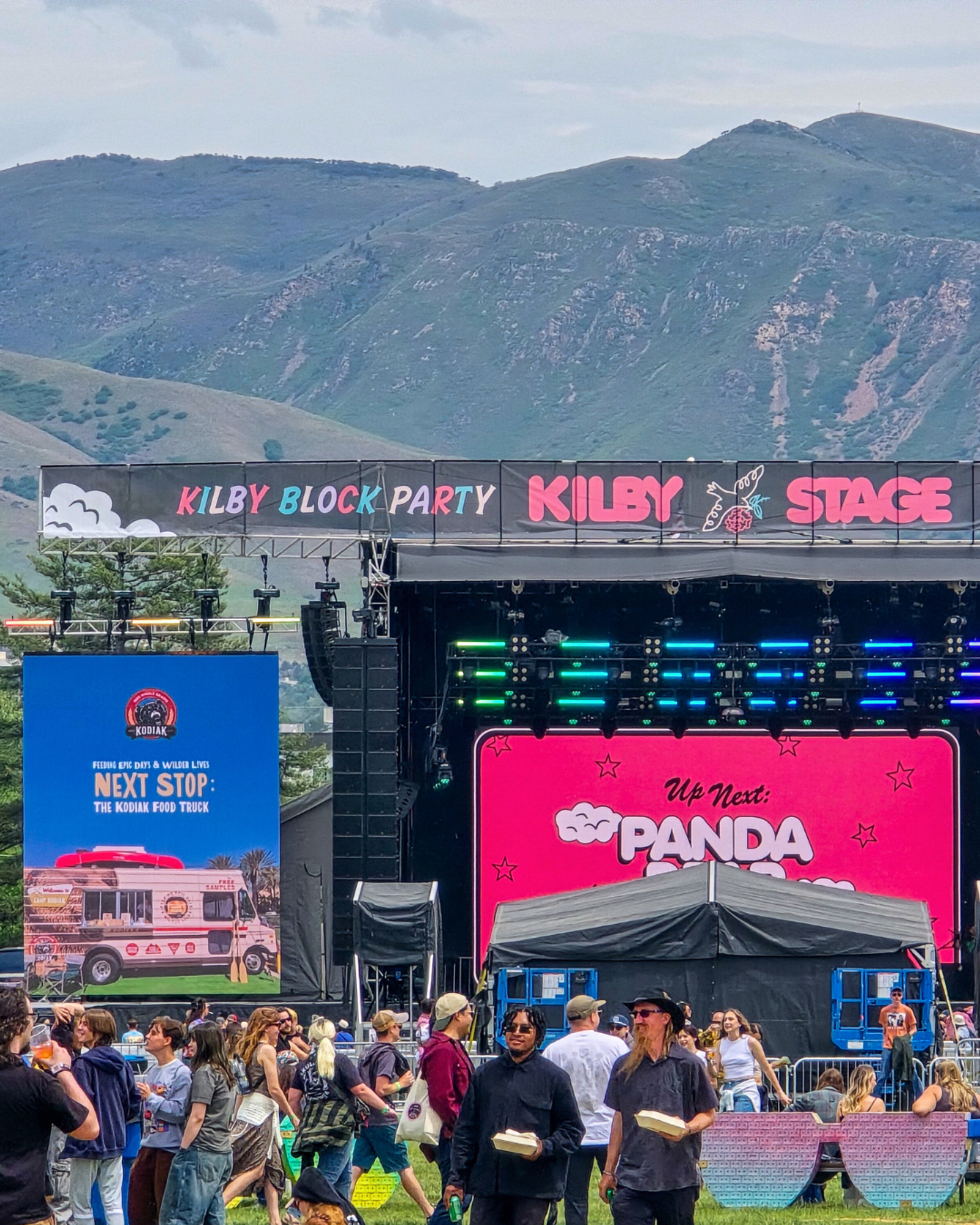 Kilby Block Party Festival Stage with Kodiak Cakes Signage