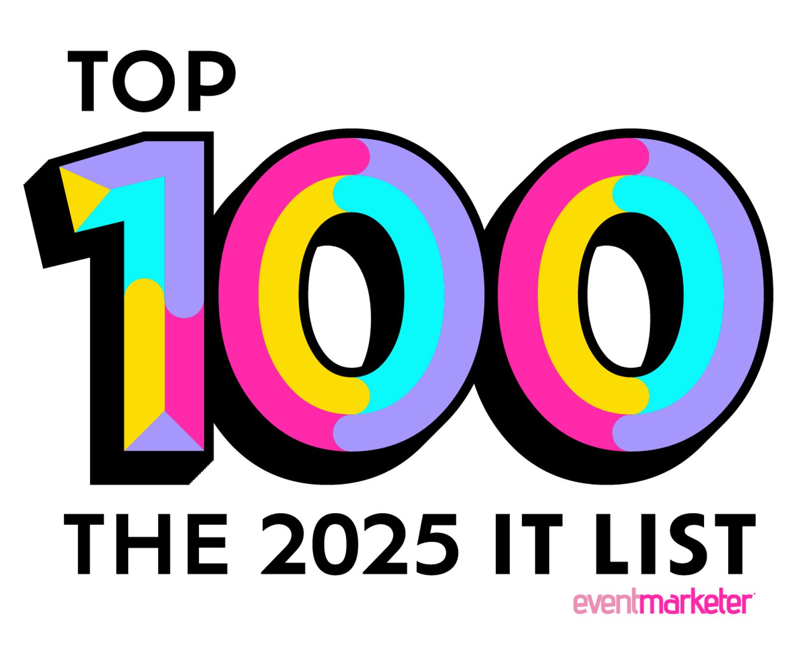 Top 100 The 2025 It List by Event Marketer Logo