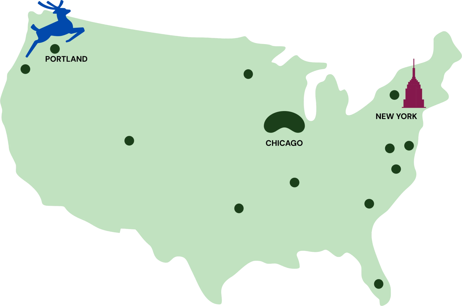 Map of USA