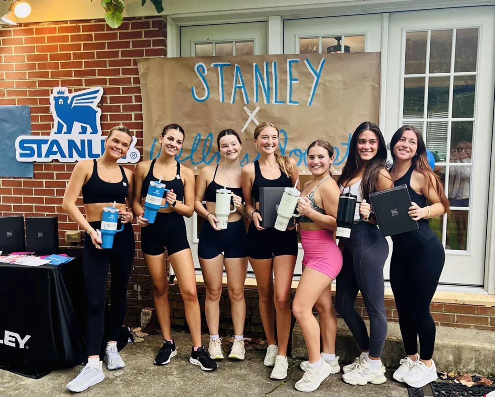Group of woman with tumblers 