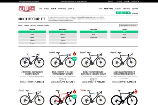 Cicli Corsa Nuova Dot Bergamo