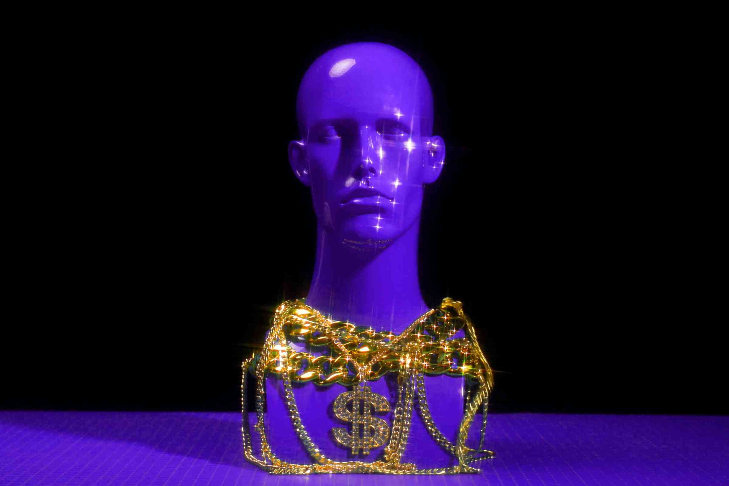 Bust with Chains