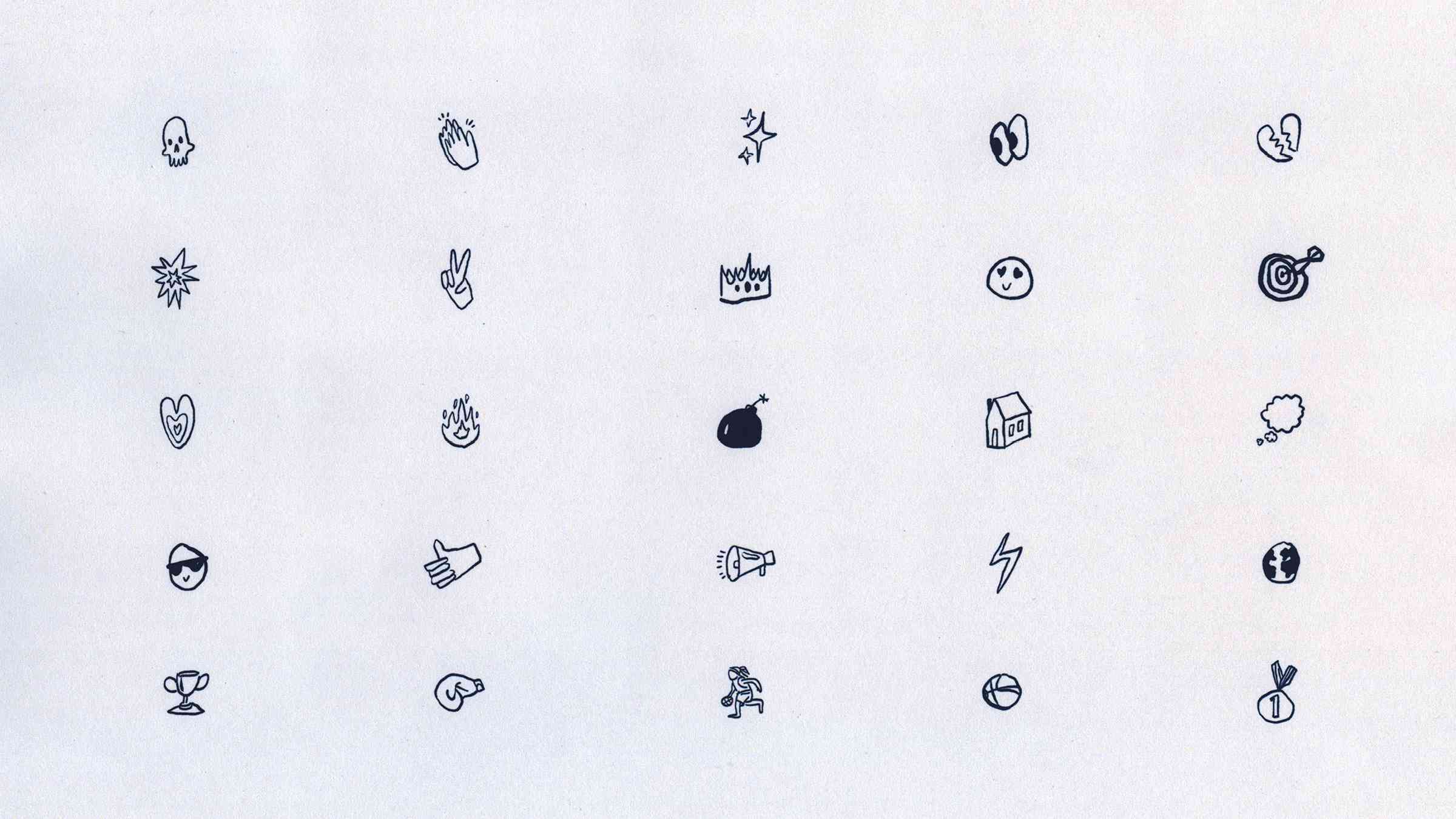 Illustrated Emoji's
