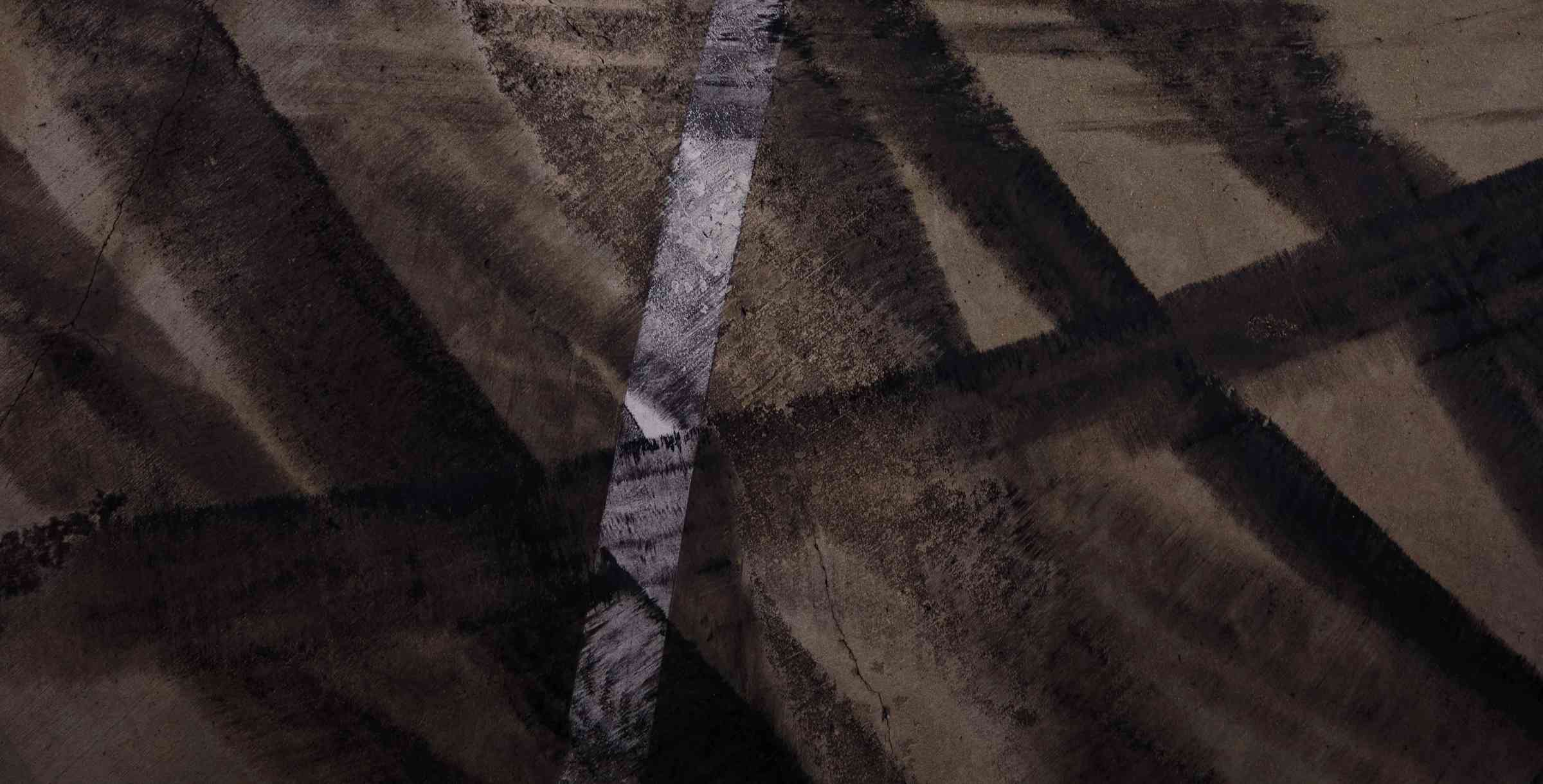 Tire burnouts on concrete and court lines