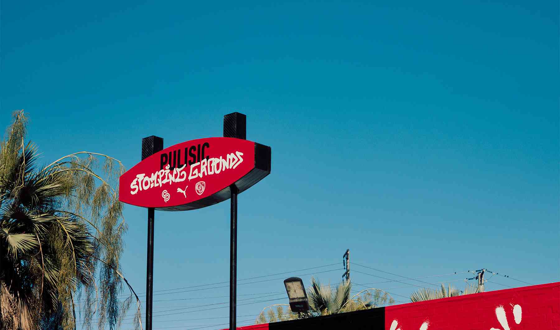 Stomping Grounds sign