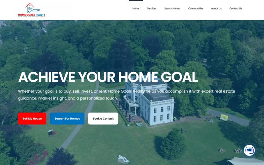 Home Goals Realty website