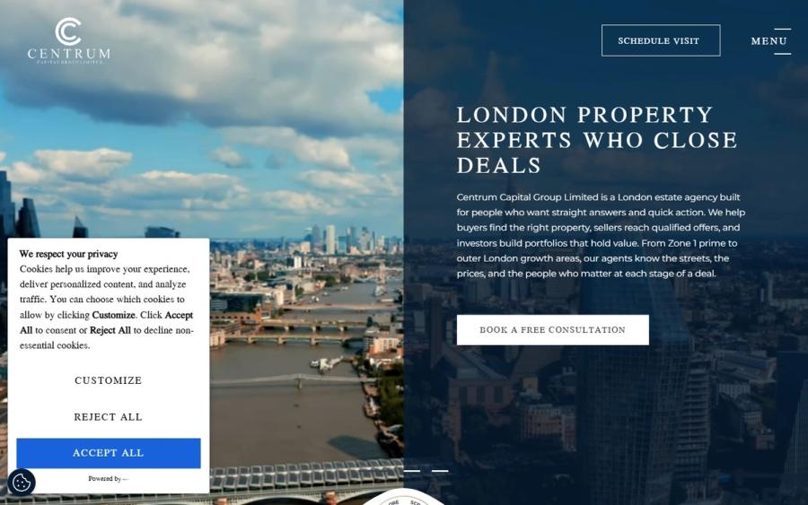Centrum Capital Group Limited website