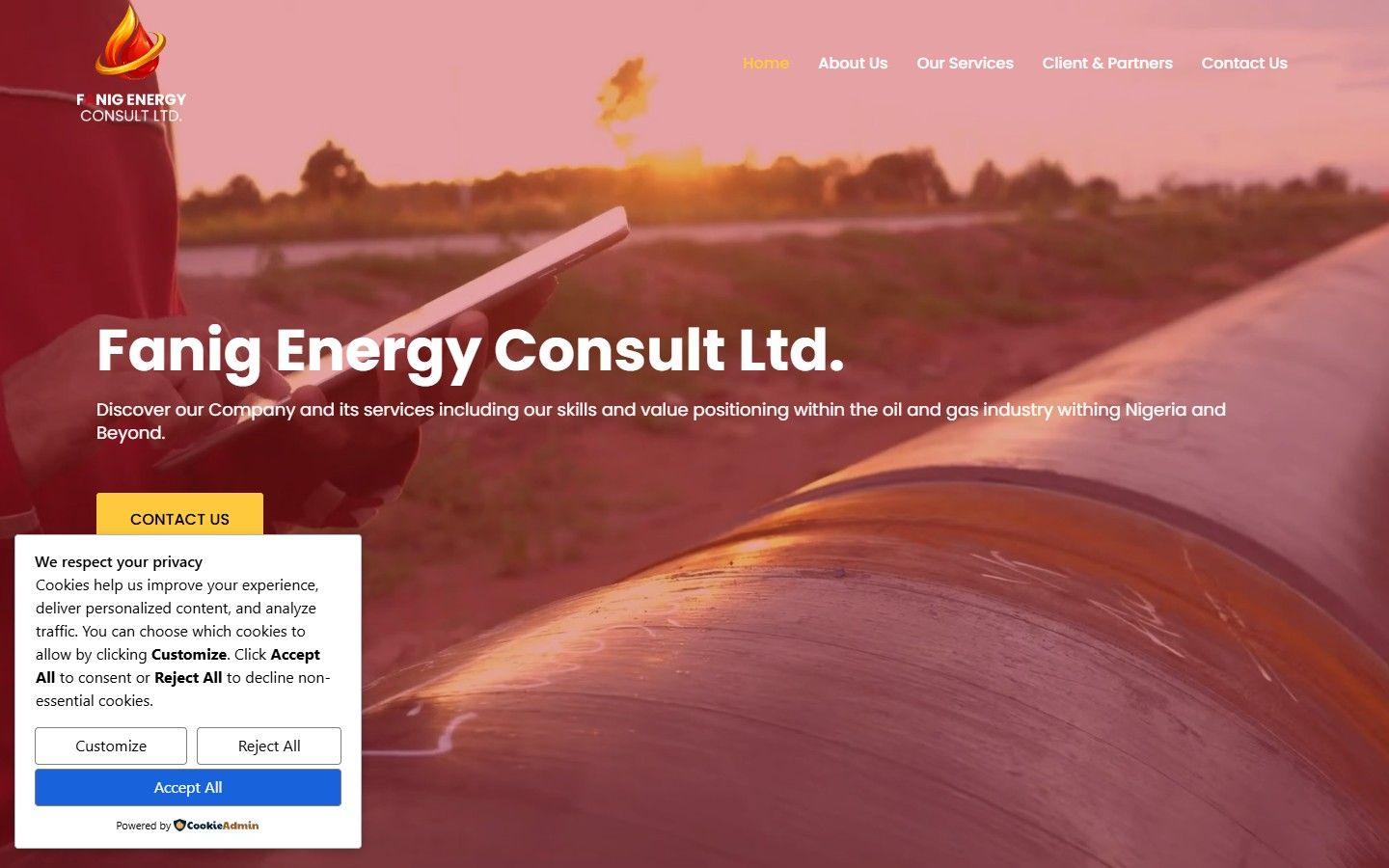 Fanig Energy — Brand & Web Presence