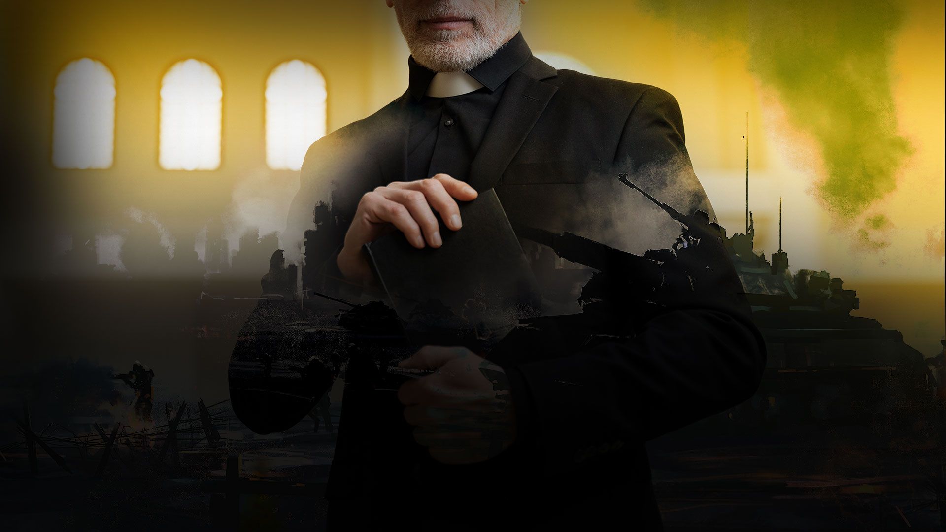 Promotional image for Как относиться к пастору, который поддерживает войну?
