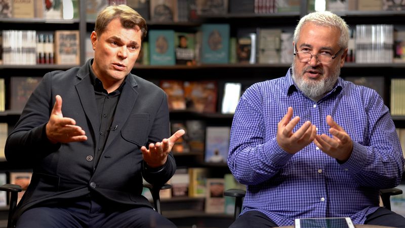 Руководители МИД «Корам Део» Алексей Толочьянц и Сергей Дрозд