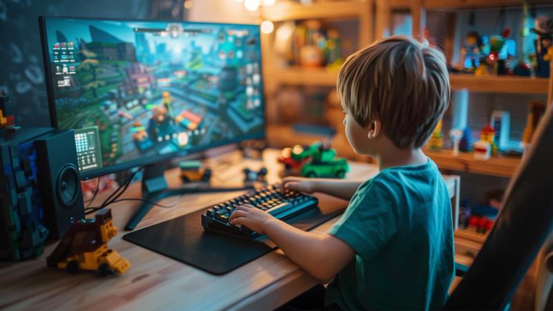 Позволя�ть ли детям играть в компьютерные игры?