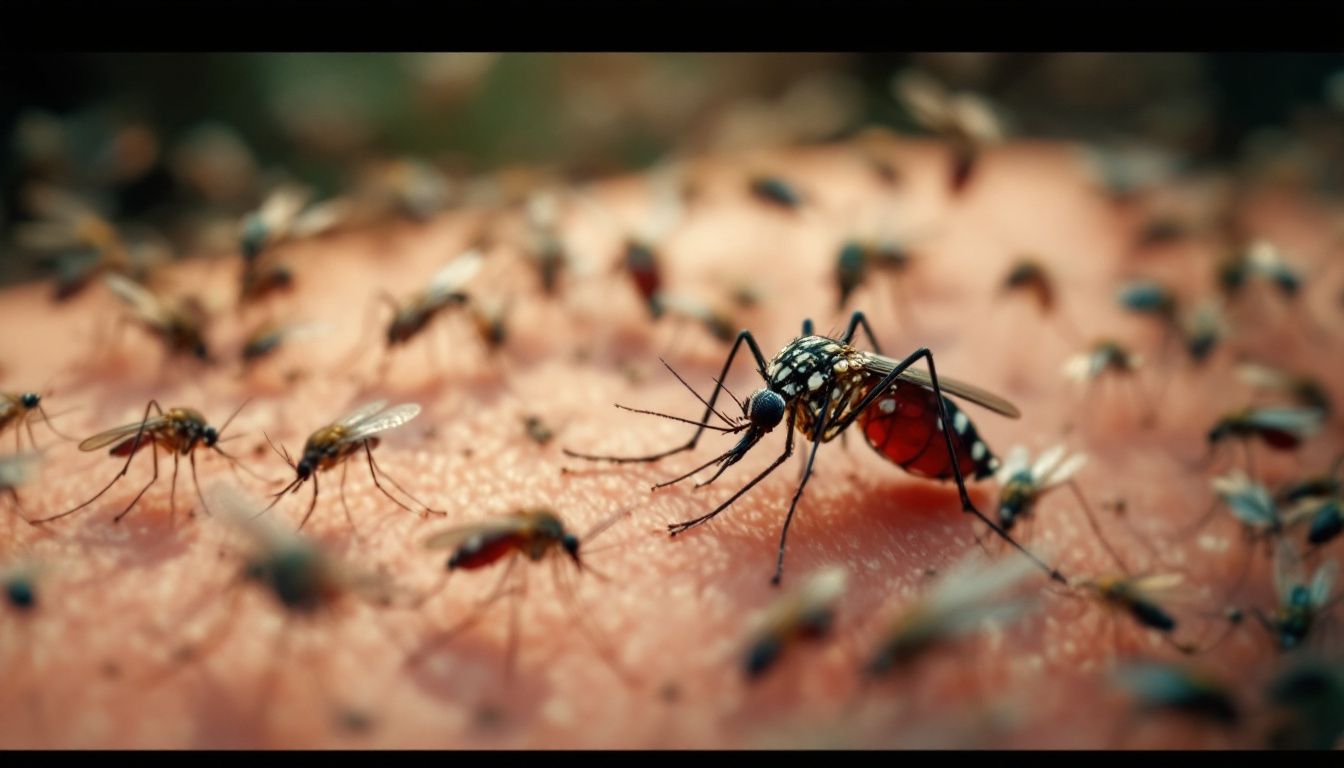 Illustration: Five billion people now live in dengue-mosquito country, 26 years ahead of forecast