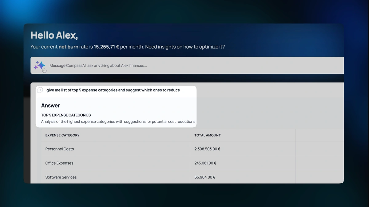 Spot strategic cost optimizations