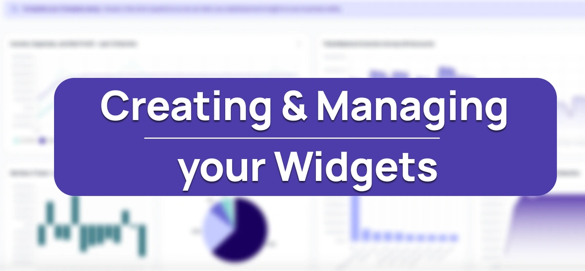 Managing your Widgets
