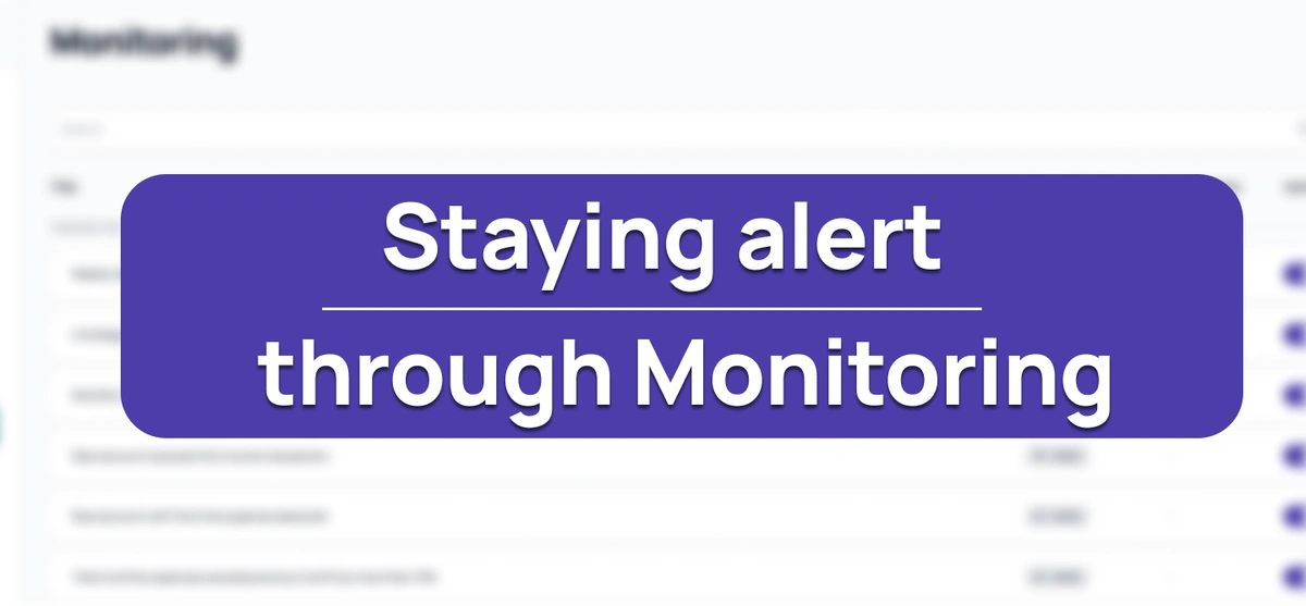 Setting up your Alerts