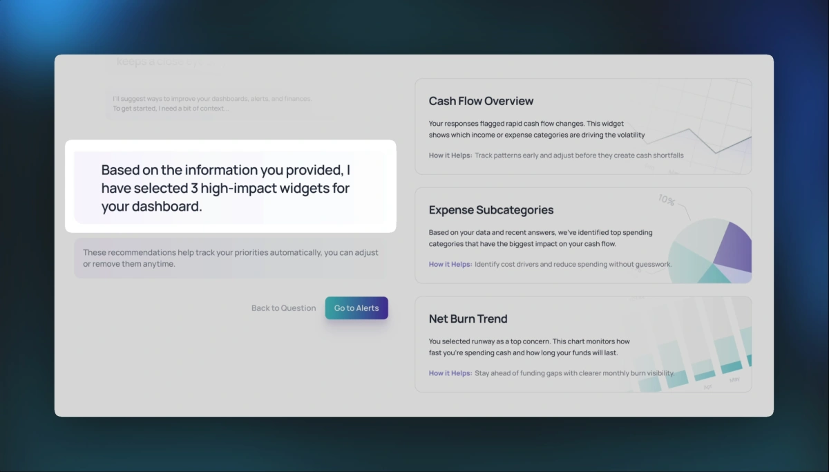 Work with an AI CFO that gets smarter about your business