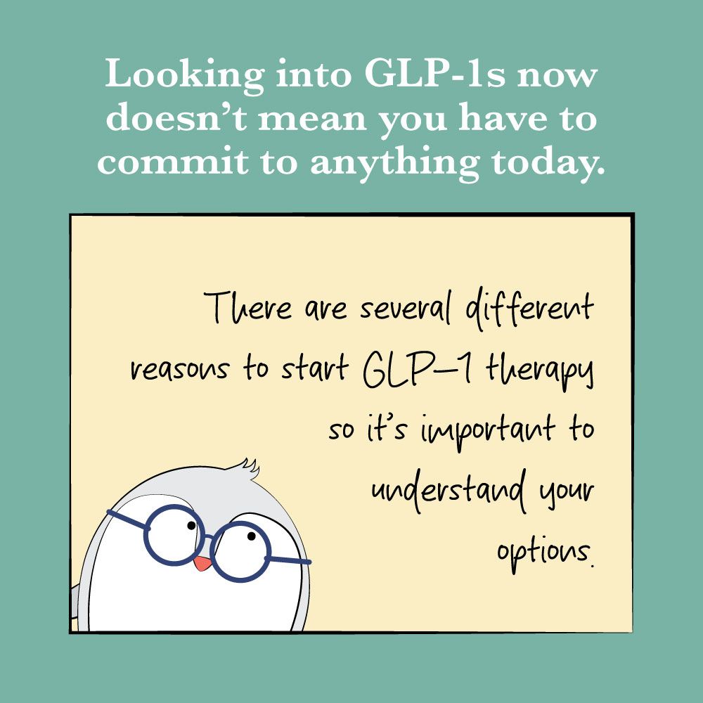 Weight loss, blood sugar, cholesterol, sleep apnea are some reasons to consider GLP-1 receptor agonists.