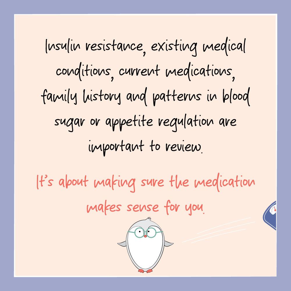 There are several health conditions that should be reviewed before starting GLP-1 therapy.