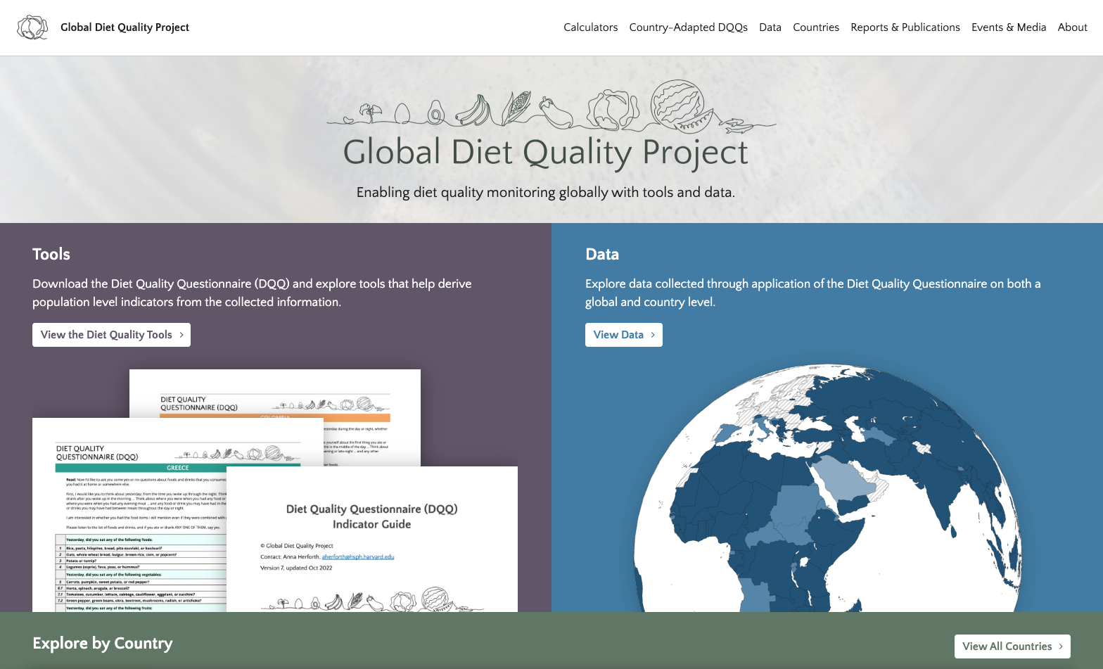 Measuring what the world eats