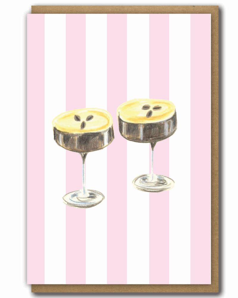 Greeting Cards Drinks Espresso Martini
