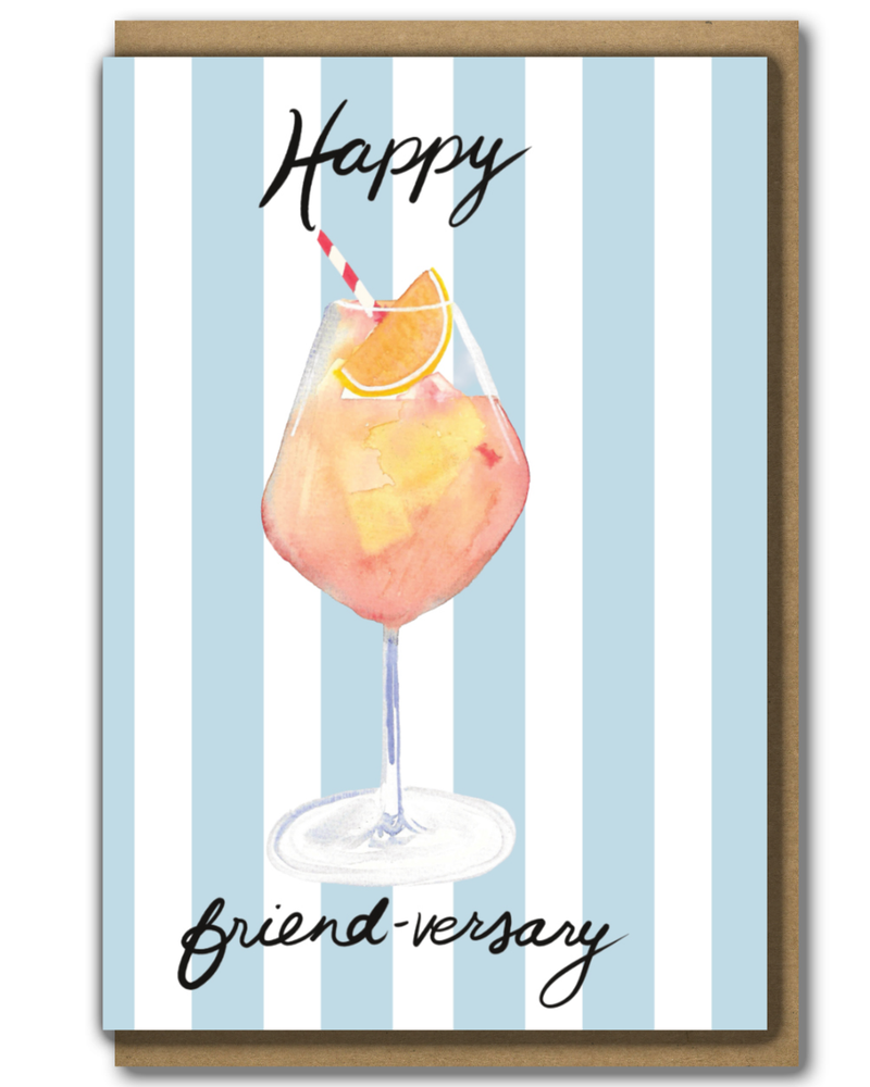 Greeting Card Happy Friend-versary