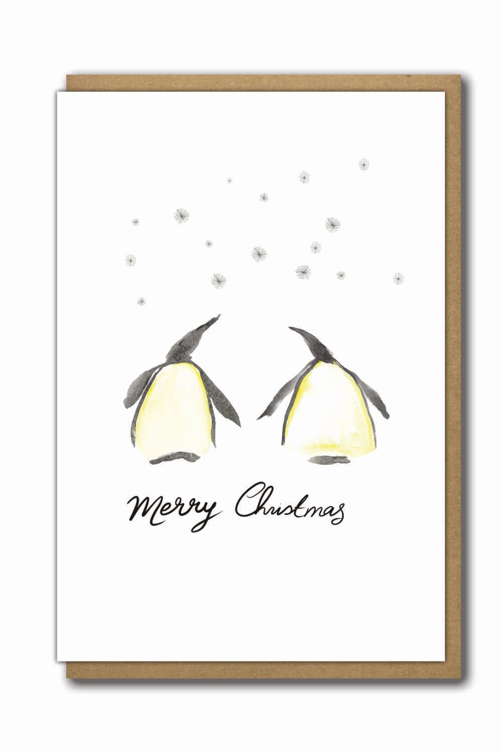 Christmas Card Penguins