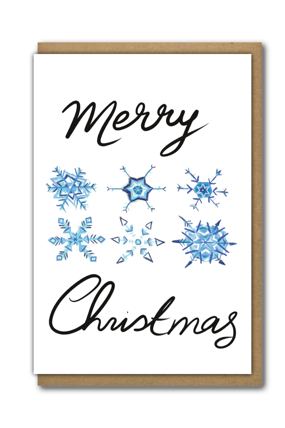 Greeting Card Christmas Snowflakes