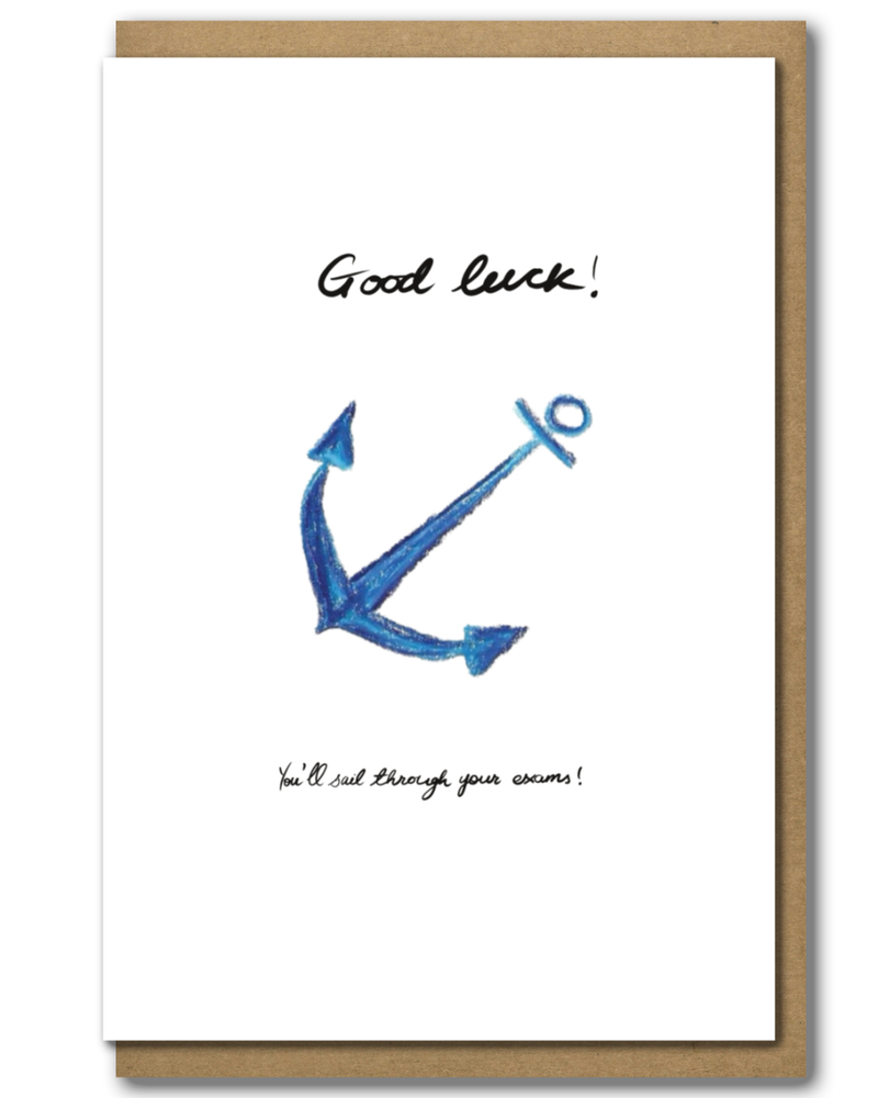 Greeting Card Good Luck in Exams