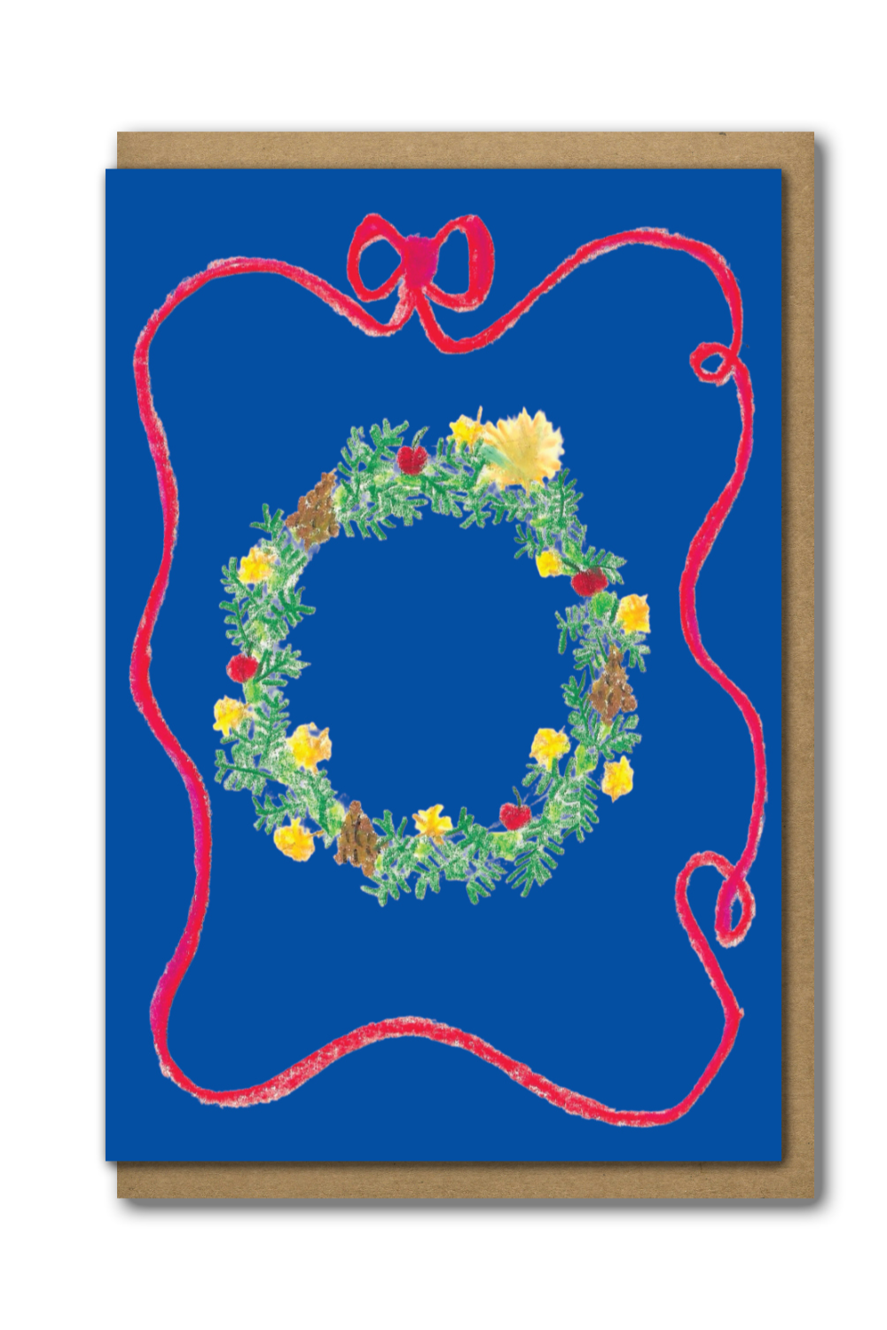 Greeting Card Christmas Wreath