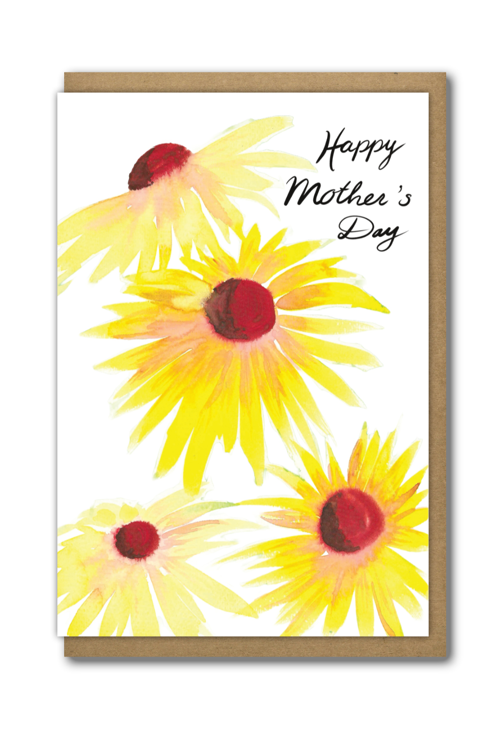 Greeting Card Mothers Day Cone Flowers