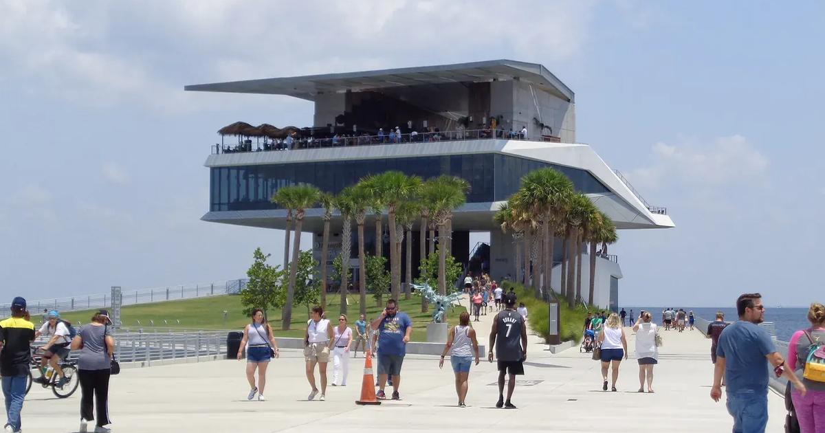 The St. Pete Pier walkway on Tampa Bay, used for the 2026 St. Petersburg market trends guide
