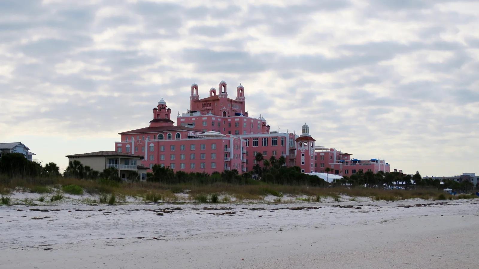 The Don CeSar on the beach at St. Pete Beach