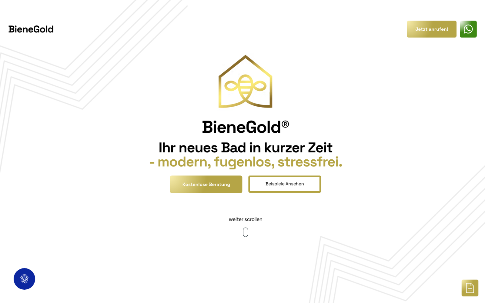 BieneGold – Fugenlose Badsanierung