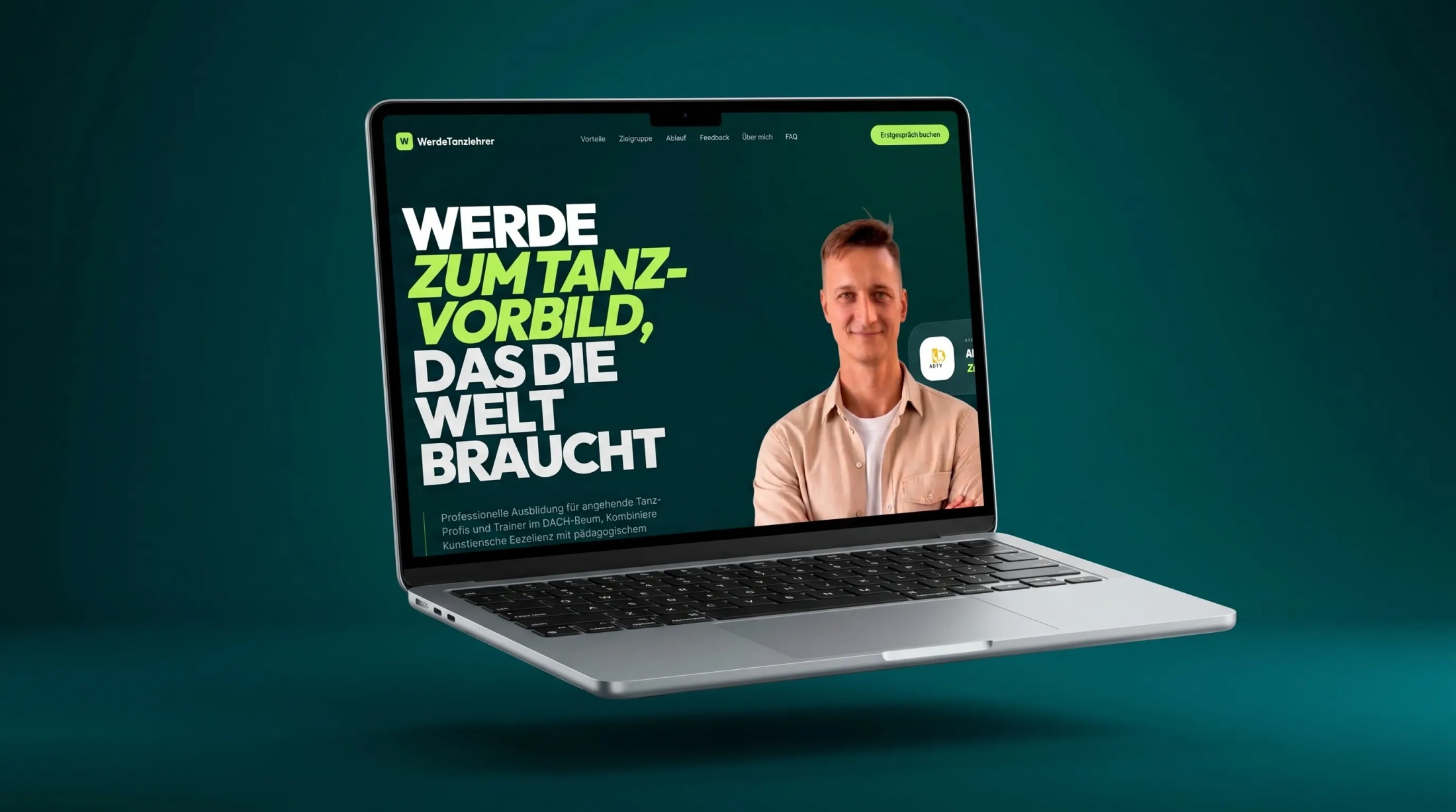 DimaTanz Desktop Ansicht