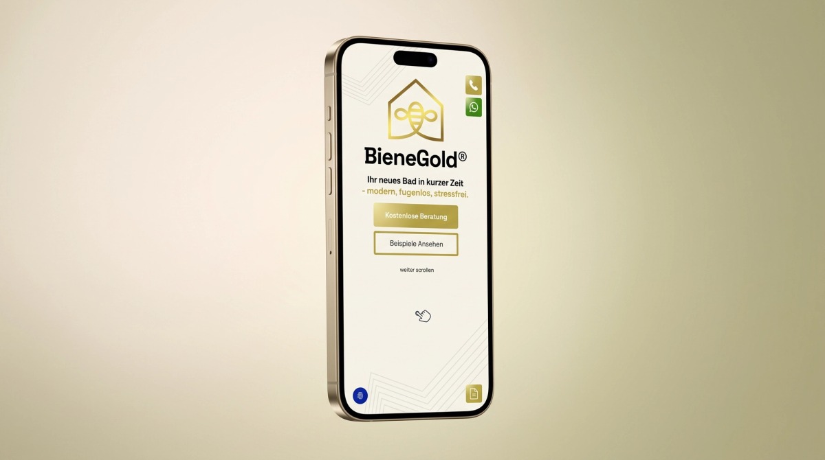 BieneGold – Fugenlose Badsanierung Mobile Ansicht