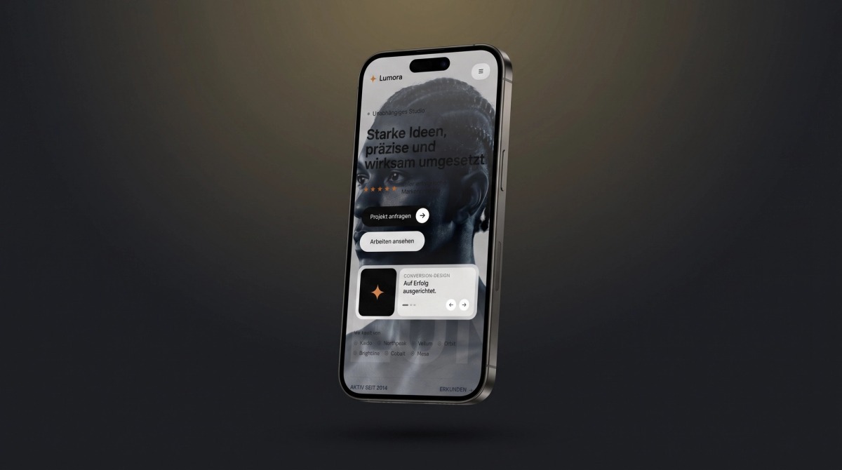 Lumora – Студия дизайна и разработки Mobile Ansicht