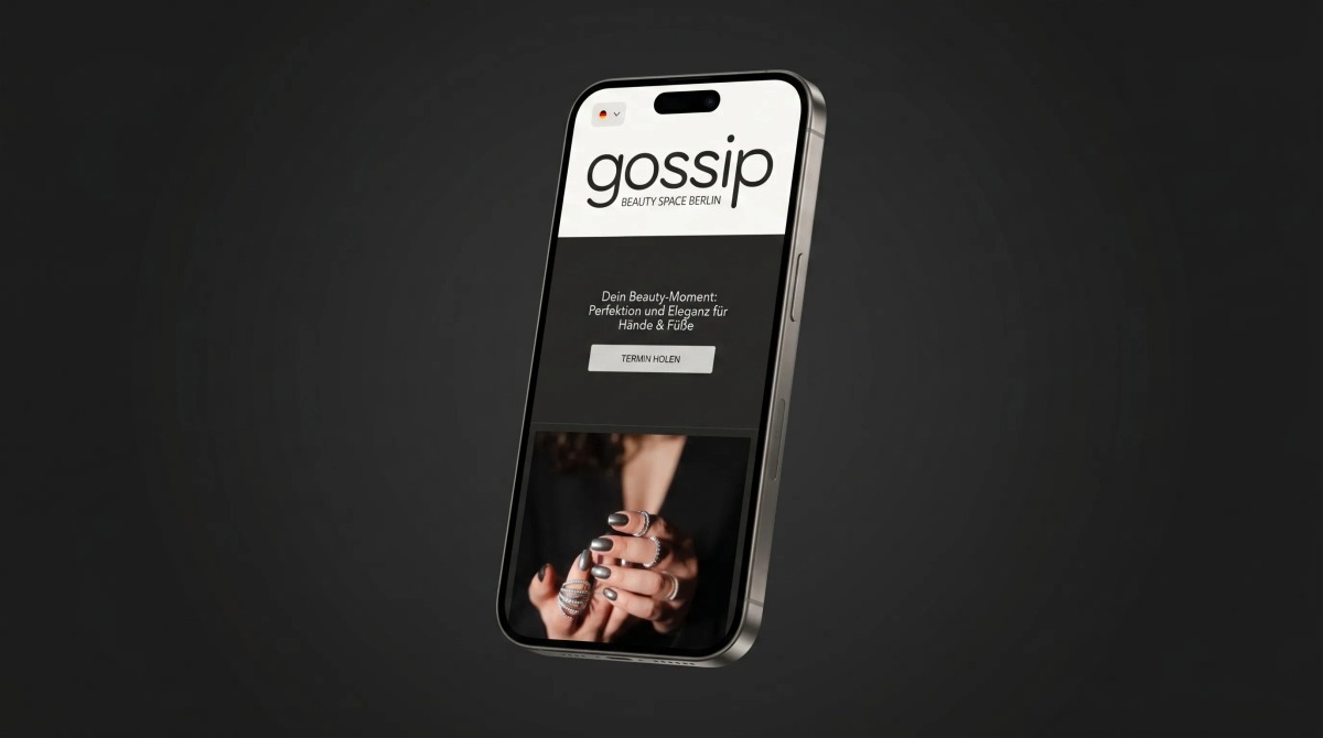 gossip BEAUTY SPACE BERLIN Mobile Ansicht