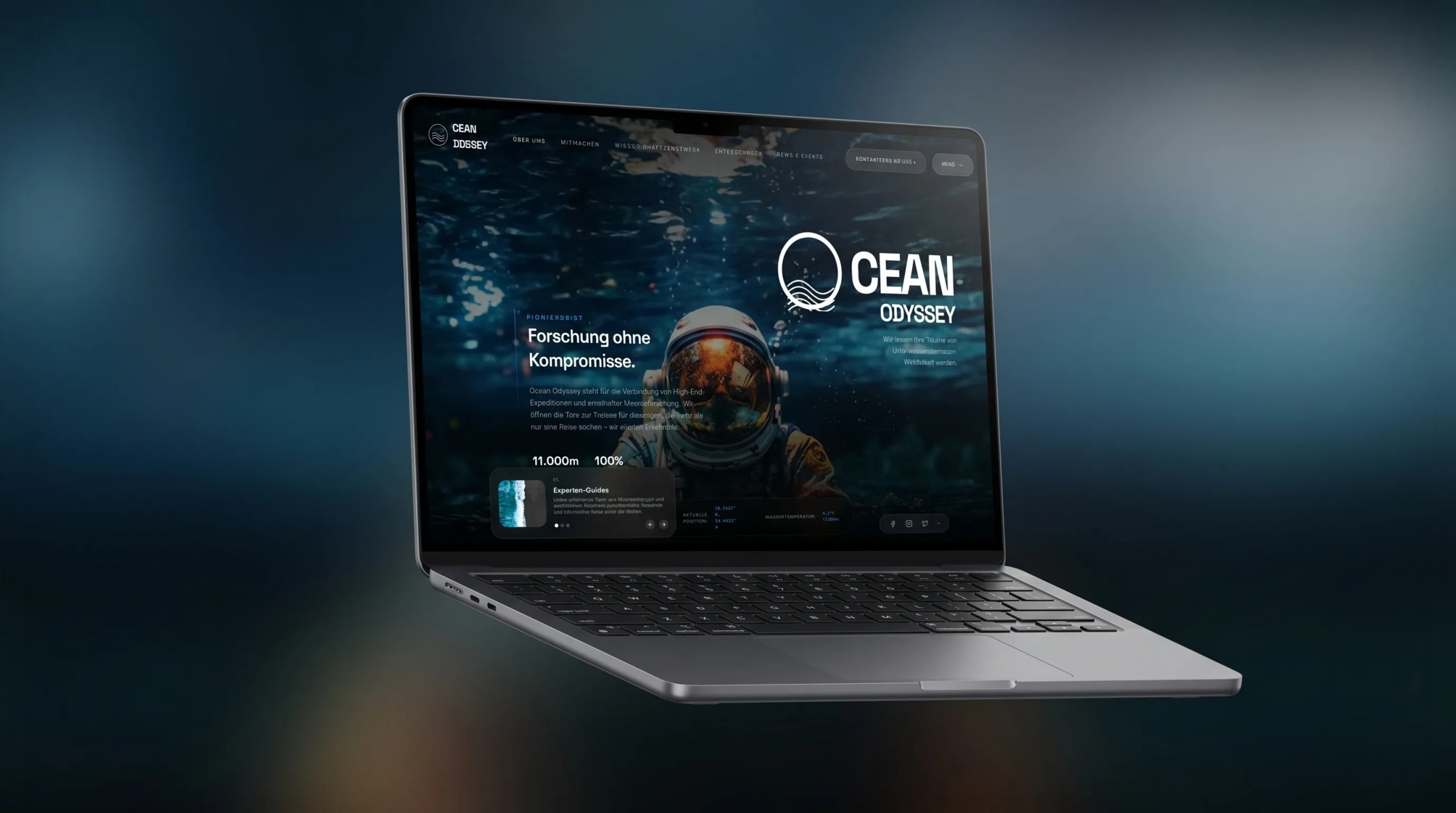 OCEAN ODYSSEY Desktop Ansicht