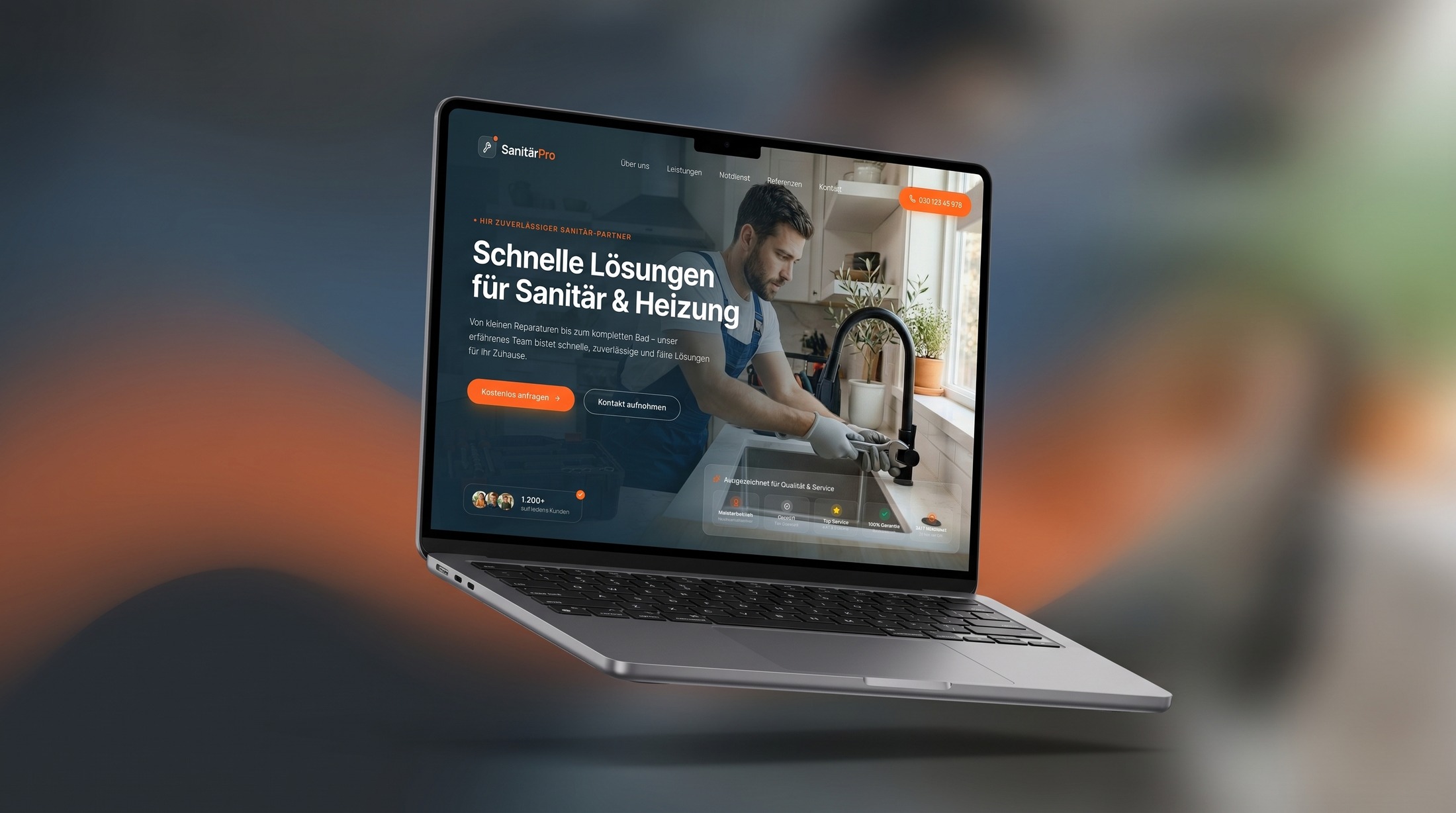 SanitärPro – Сантехника и отопление Desktop Ansicht