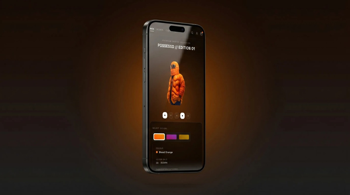 POSSESSD – High-End Techwear Brand Mobile Ansicht