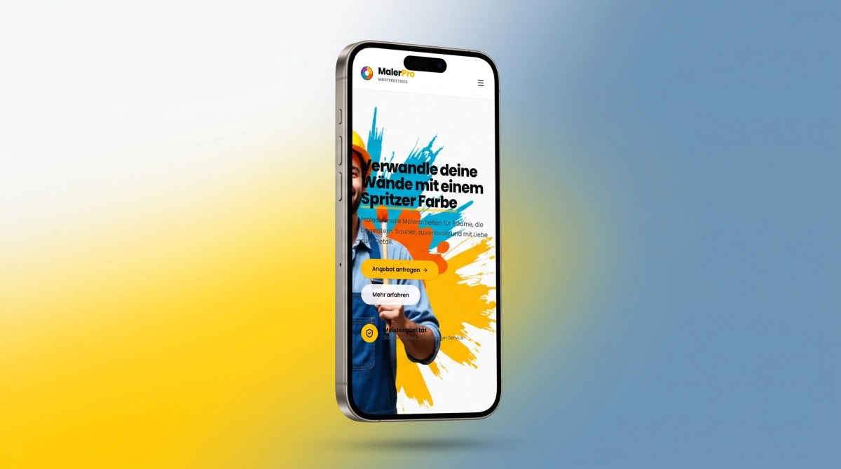MalerPro – Малярные и лакокрасочные работы Mobile Ansicht