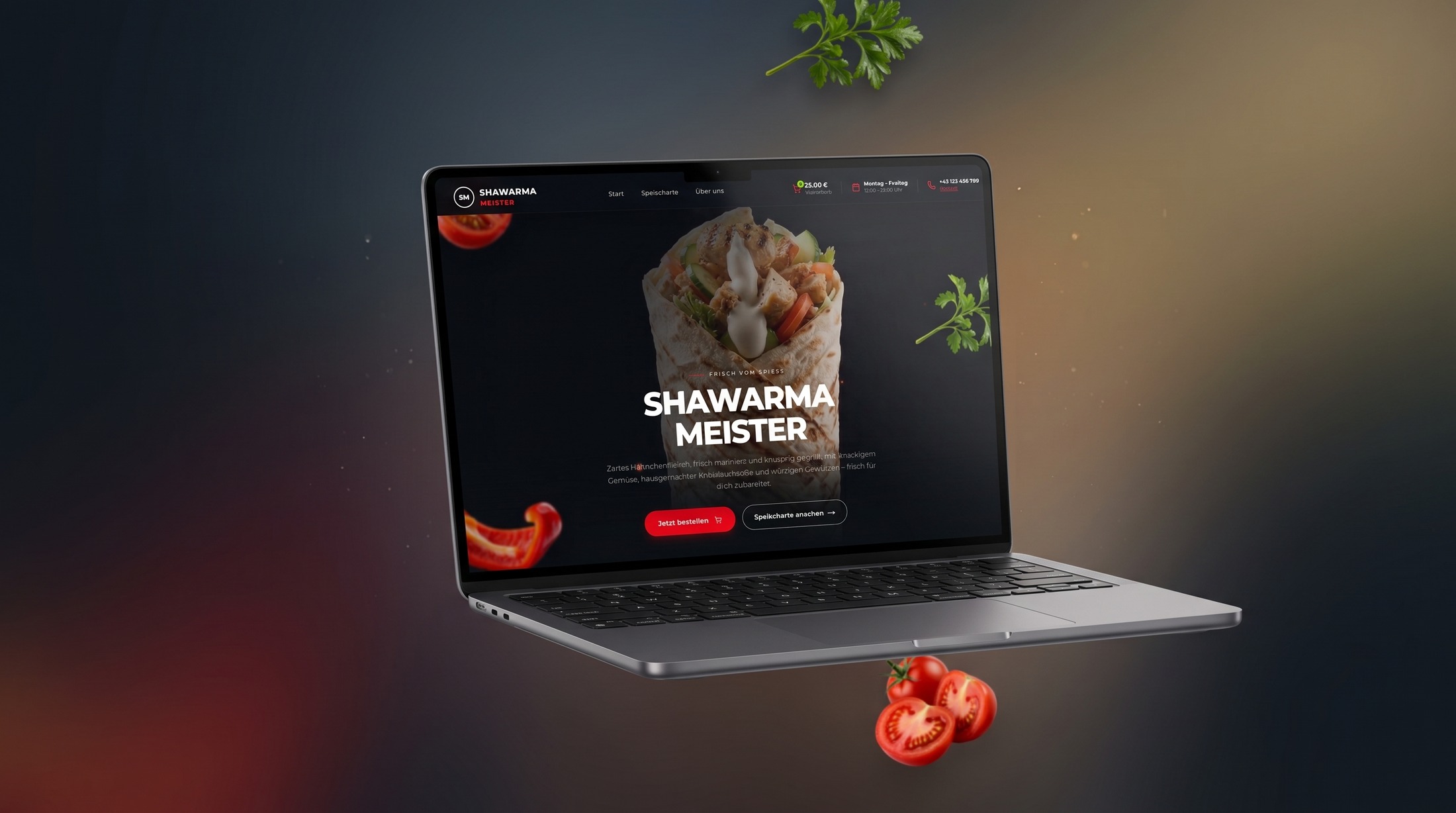 Shawarma Meister – Restaurant & Lieferservice Desktop Ansicht