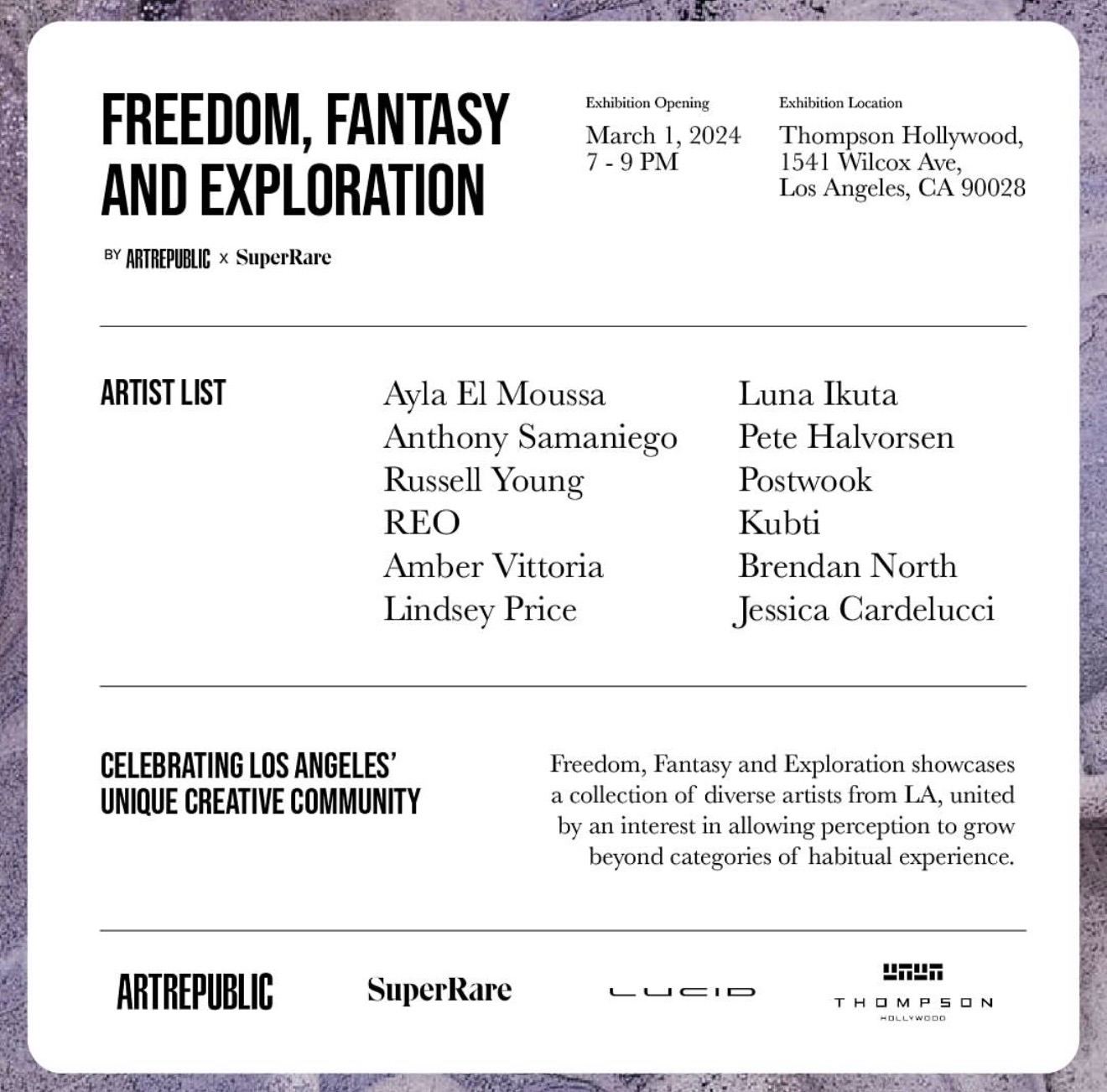 Freedom, Fantasy and Exploration exhibition view 1