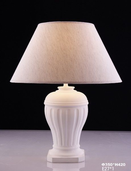 Plaster Table & Floor Lamps