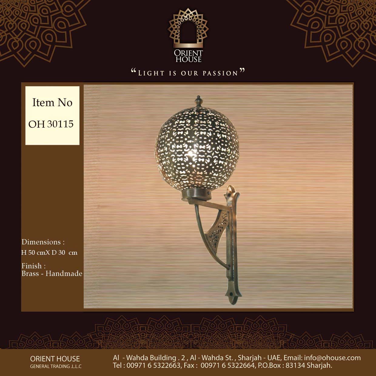 Oriental Wall Lights